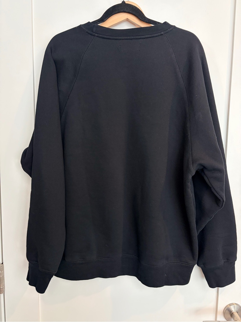 Brunette The Label BLONDE Varsity Sweatshirt Black Pink Logo Oversized S/M - Picture 4 of 8